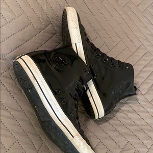 Converse All-star patent leather shoes sz.10.5